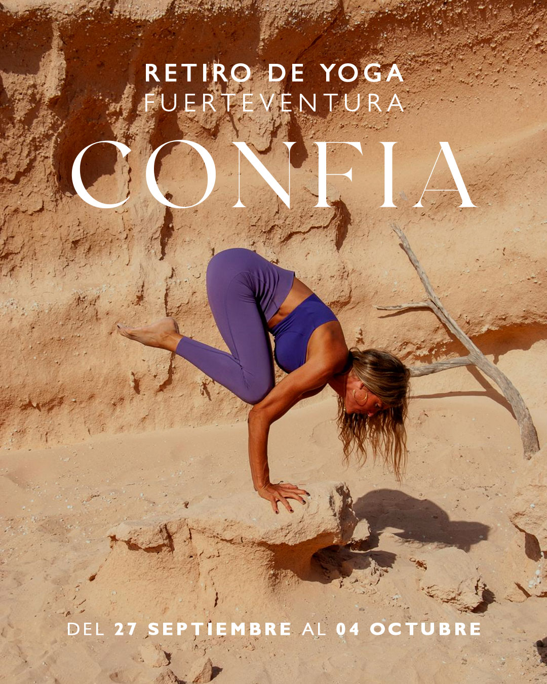 retiro de yoga en Fuerteventura CONFÍA