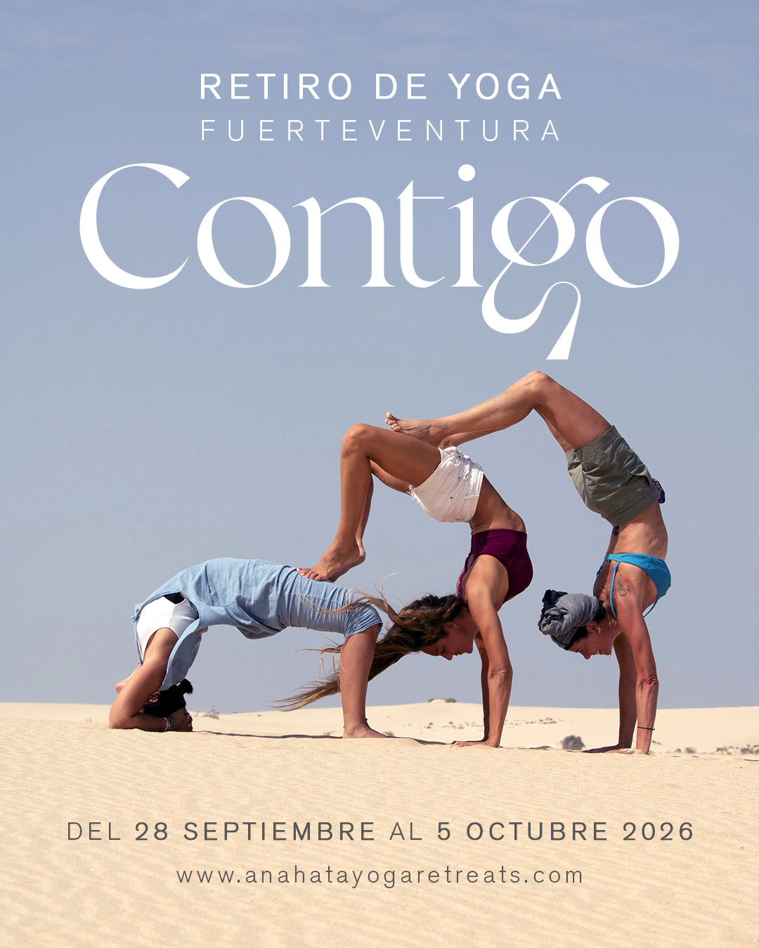 Retiro de Yoga en Fuerteventura 28 septiembre – 5 octubre 2026 | Anahata Yoga